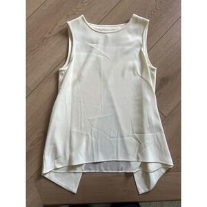 rag &‎ bone Ivory Sleeveless Top Asymmetric Hem Blouse Tank XS